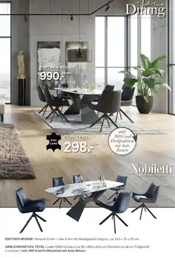 Kabs Polsterwelt Nobiletti esstisch regner Angebot