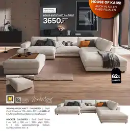 Kabs Polsterwelt Wohnlandschaft caldiero Angebot