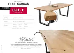 Kabs Polsterwelt Tisch sargas Angebot