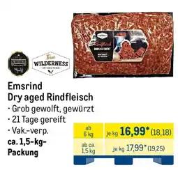 METRO Emsrind Dry aged Rindfleisch Angebot