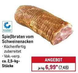 METRO Spießbraten vom Schweinenacken Angebot
