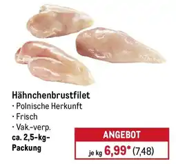 METRO Hähnchenbrustfilet Angebot