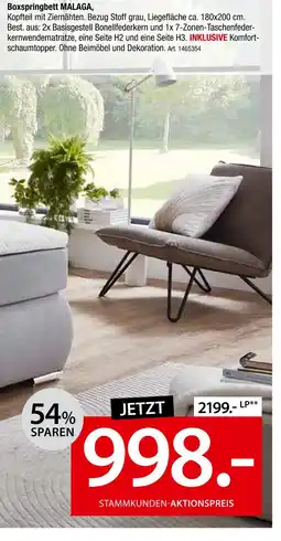 Zurbrüggen Boxspringbett malaga Angebot