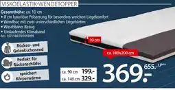 Zurbrüggen Viskoelastik-wendetopper Angebot