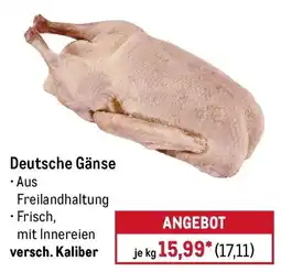 METRO Deutsche Gänse Angebot