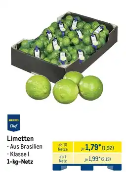 METRO METRO Chef Limetten Angebot