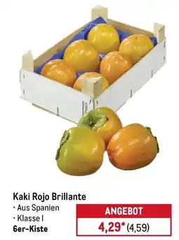 METRO Kaki Rojo Brillante Angebot