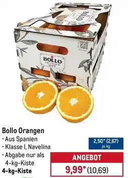 METRO Bollo Orangen Angebot