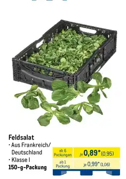 METRO Feldsalat Angebot