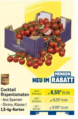 METRO METRO Premium Cocktail Rispentomaten Angebot