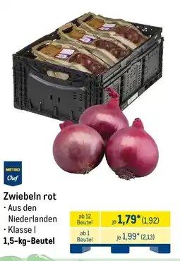METRO METRO Chef Zwiebeln rot Angebot