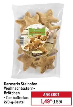 METRO Dermaris Steinofen Weihnachtsstern- Brötchen Angebot
