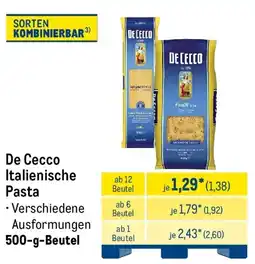 METRO De Cecco Italienische Pasta Angebot