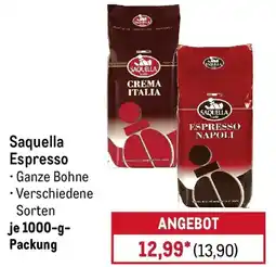 METRO Saquella Espresso Angebot