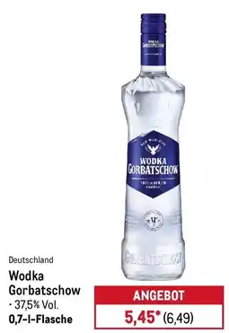METRO Wodka Gorbatschow Angebot