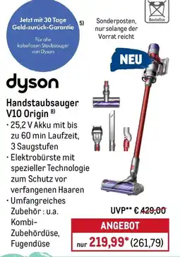 METRO dyson Handstaubsauger V10 Origin Angebot