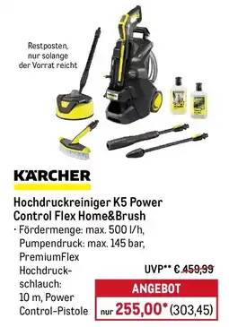 METRO KÄRCHER Hochdruckreiniger K5 Power Control Flex Home&Brush Angebot
