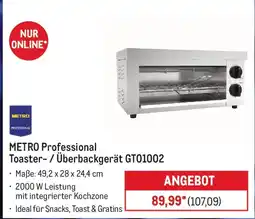 METRO METRO Professional Toaster-/ Überbackgerät GT01002 Angebot