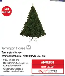 METRO Tarrington House Weihnachtsbaum, Metall/PVC, 250 cm Angebot