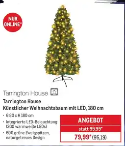 METRO Tarrington House Künstlicher Weihnachtsbaum mit LED, 180 cm Angebot
