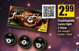 V Baumarkt NICO Feuerwerk Cracklingbälle Lucky Eight Angebot