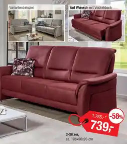Opti Wohnwelt Polstergarnitur 3-Sitzer Angebot