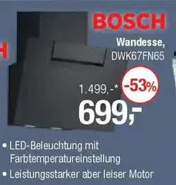 Opti Wohnwelt BOSCH Wandesse, DWK67FN65 Angebot