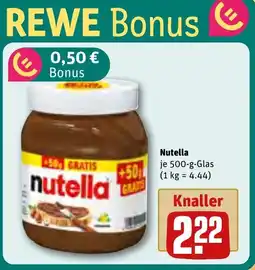 REWE Nutella Angebot