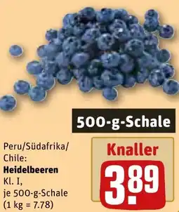 REWE Heidelbeeren Angebot