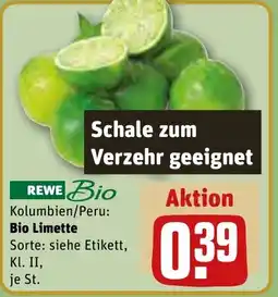 REWE Bio Limette Angebot