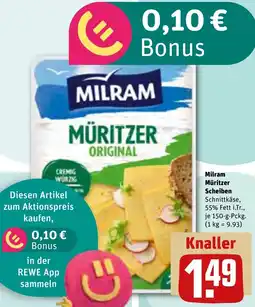 REWE Milram Müritzer Scheiben Angebot