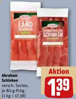 REWE Abraham Schinken Angebot