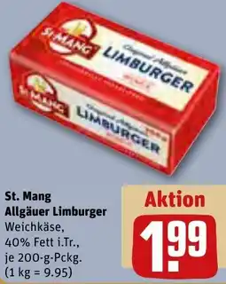 REWE St. Mang Allgäuer Limburger Angebot