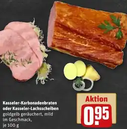 REWE Kasseler-Karbonadenbraten oder Kasseler-Lachsscheiben Angebot