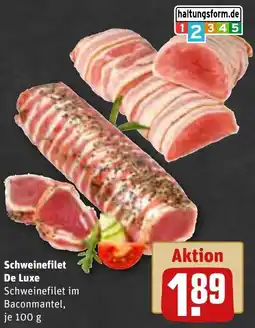 REWE Schweinefilet De Luxe Angebot