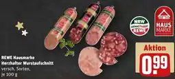 REWE REWE Hausmarke Herzhafter Wurstaufschnitt Angebot