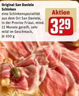 REWE Original San Daniele Schinken Angebot