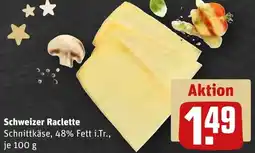 REWE Schweizer Raclette Angebot