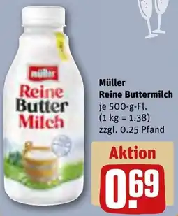 REWE Müller Reine Buttermilch Angebot
