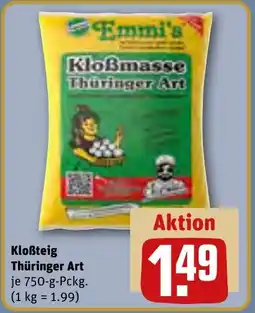 REWE Kloẞteig Thüringer Art Angebot