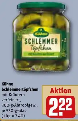 REWE Kühne Schlemmertöpfchen Angebot
