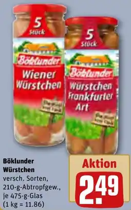 REWE Böklunder Würstchen Angebot