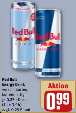 REWE Red Bull Energy Drink Angebot