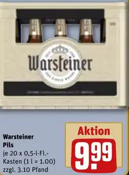REWE Warsteiner Pils Angebot