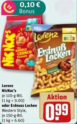 REWE Lorenz NicNac's oder Erdnuss Locken Angebot