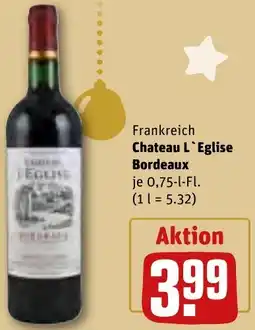 REWE Chateau L'Eglise Bordeaux Angebot