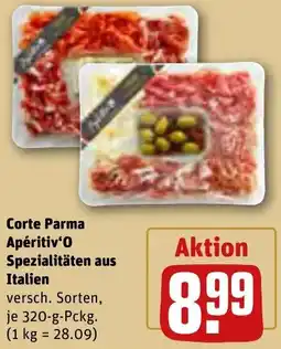 REWE Corte Parma Apéritiv'O Spezialitäten aus Italien Angebot