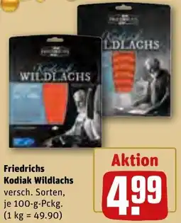 REWE Friedrichs Kodiak Wildlachs Angebot
