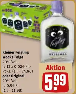 REWE Kleiner Feigling Wodka Feige oder Original Angebot