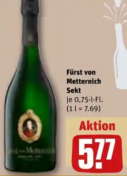 REWE Fürst von Metternich Sekt Angebot